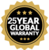 25 years global warranty All our products have 25 years global warranty